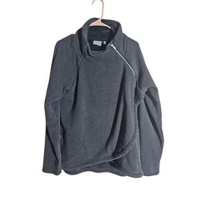 ATHLETA Cozy Karma Asymmetric Pullover Fleece Surplice Athlesure Size XL